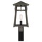 Quoizel Merle 1-Light Burnished Bronze Outdoor Post Lantern MRL9009BBR - alternate 3